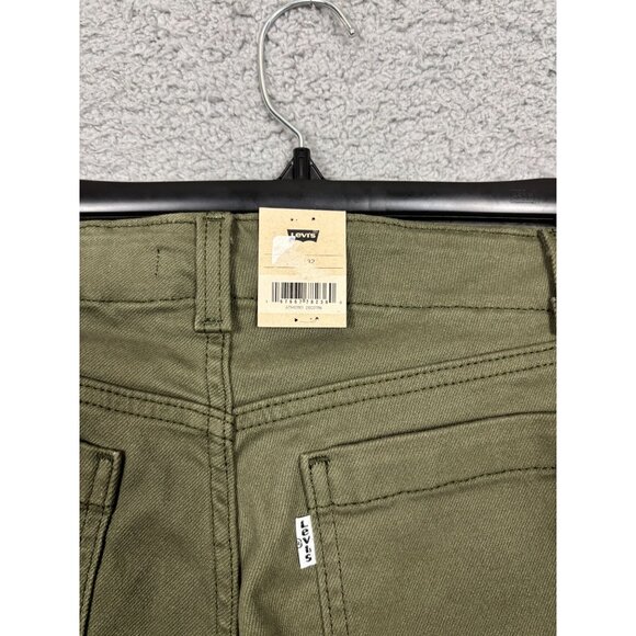 Levis Women's Olive Green Superlow Flare Pants Slim Fit Size 31X32 New With Tag' - Picture 6 of 8